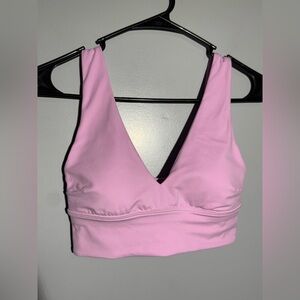 Lululemon Athletica Soft Pink Align V-Neck Bra
